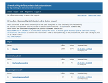 Tablet Screenshot of forum.migran.org